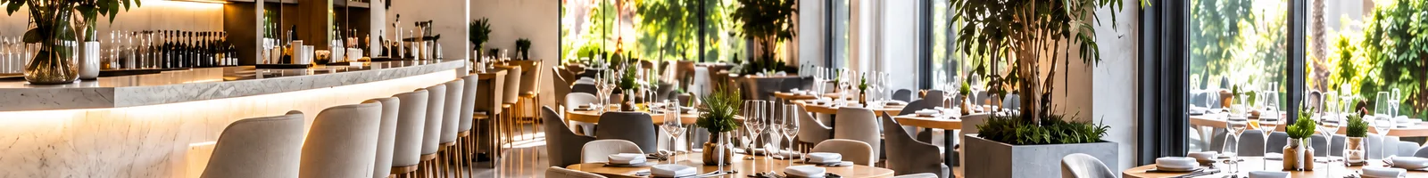 Restaurant with bar and dining room
